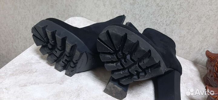 Ботильоны замша 38