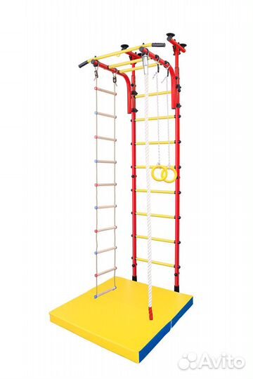 Детская шведская стенка DS-13 (Красная)