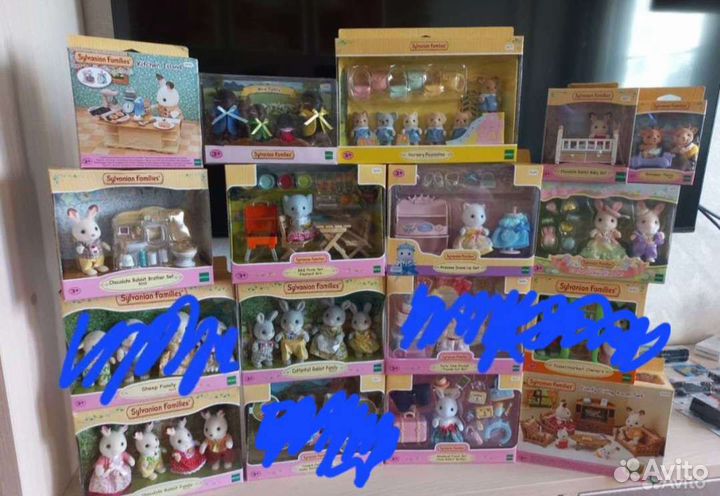 Новый Sylvanian Families вечеринка для друзей