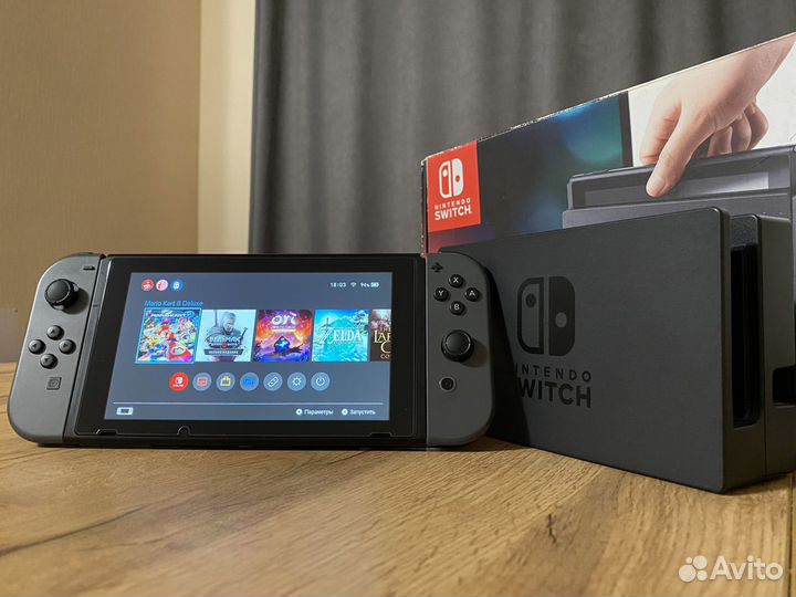 Игровая консоль nintendo switch rev 1 прошитая