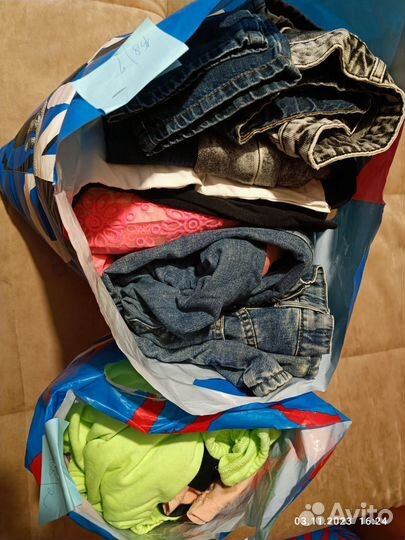 Вещи на девочку р. 158 (2 пакета)