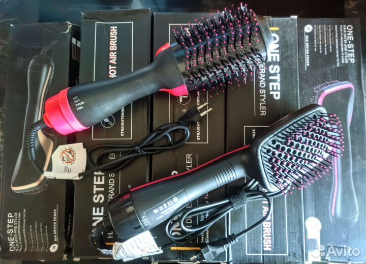 Фен щетка выпрямитель расчёска для укладки 3в1