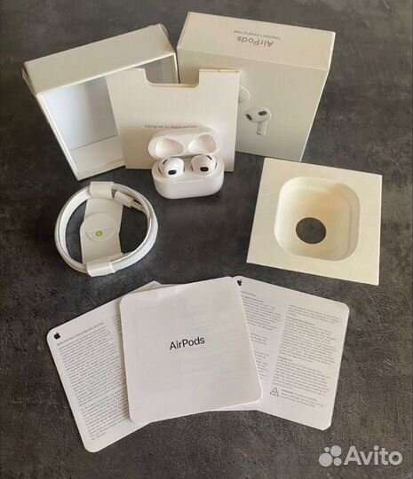 Беспроводные наушники apple airpods 3