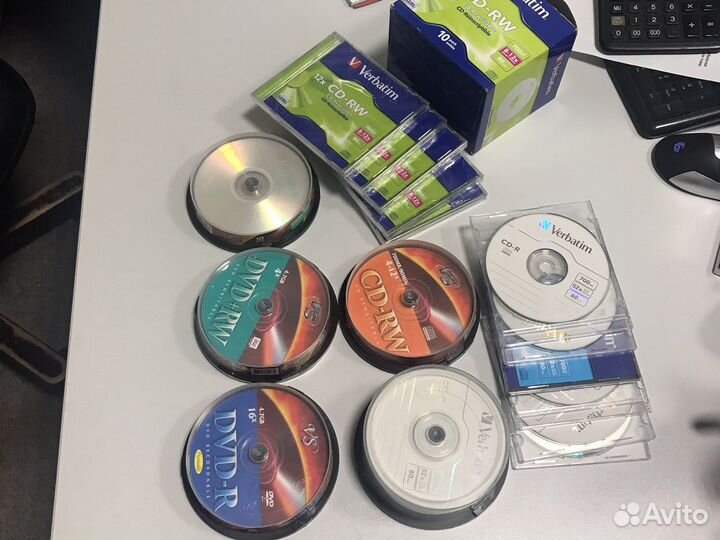 Диски CD-RW, CD-R, DVD-R, DVD+RW
