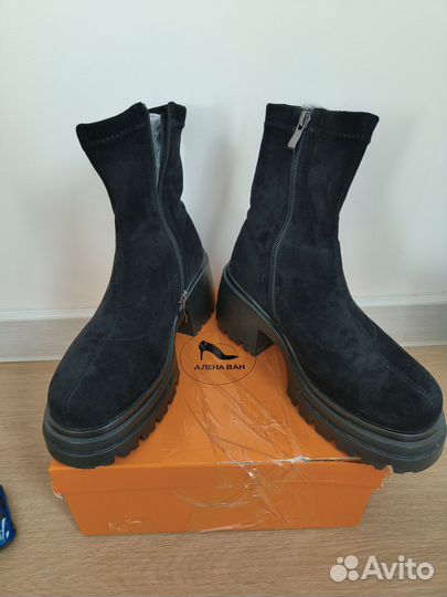 Полусапожки женские зимние 36
