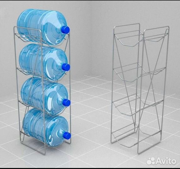 Подставка для 4 бутылей с водой