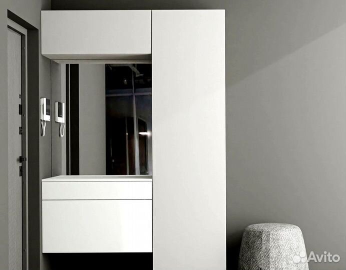 Встроенный шкаф в прихожую на заказ