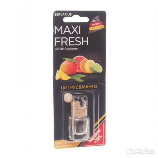 Ароматизатор подвесной жидкостный (цитрус и манго)