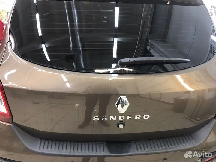 Накладка на задний бампер Renault Sandero Stepw