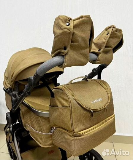 Коляска 2/1 luxmom V8/ последняя