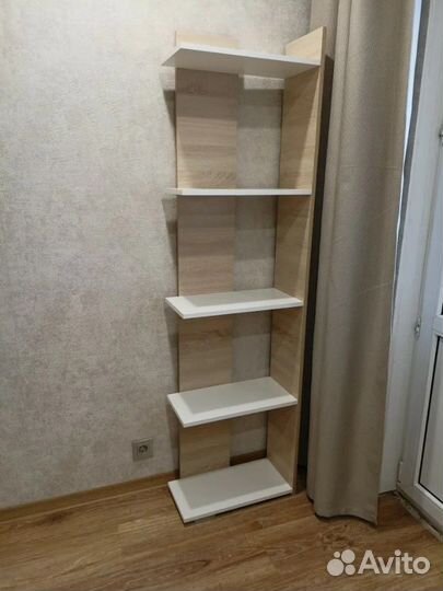 Стеллаж с открытыми полками Дуб сонома/Белый