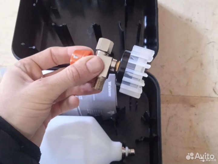 Краскопульт walcom slim xlight HTE с манометром