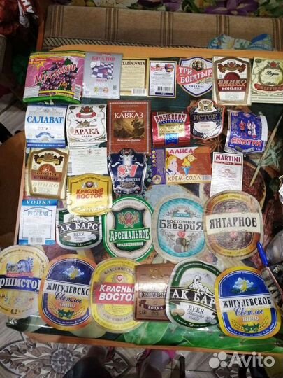 Этикетки спичечные,пивные,вино -водочные