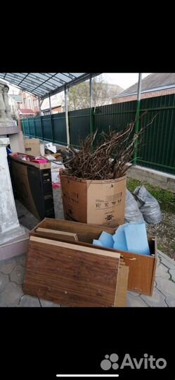 Вывоз мусора хлама веток