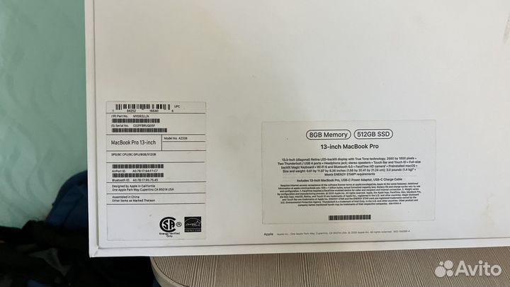 Macbook Pro 13 m1 8gb 512gb SpaceGray / отличный