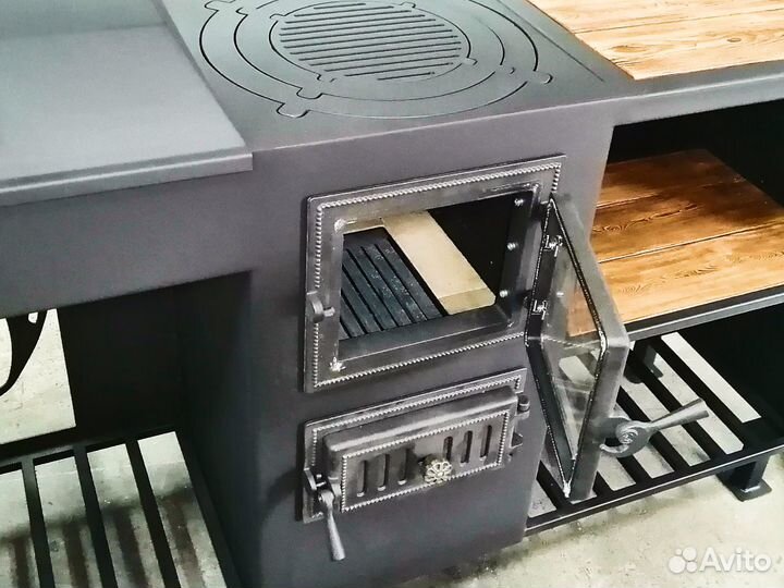 Мангал с крышей 4в1