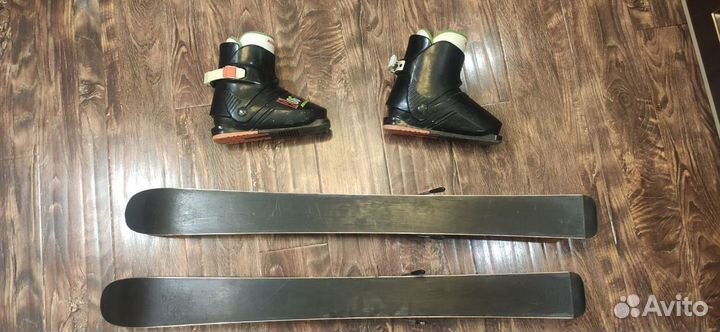 Лыжи+ботинки 110 см горные