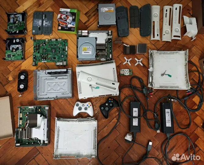 Xbox 360 slim/fat/e запчасти игры