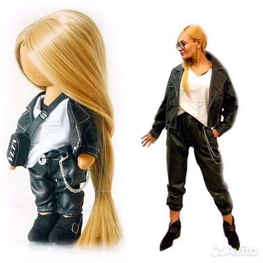 Текстильные интерьерные куклы на заказ по фото