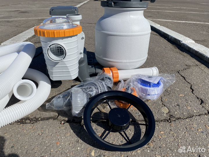 Песочный фильтр для бассейна насос