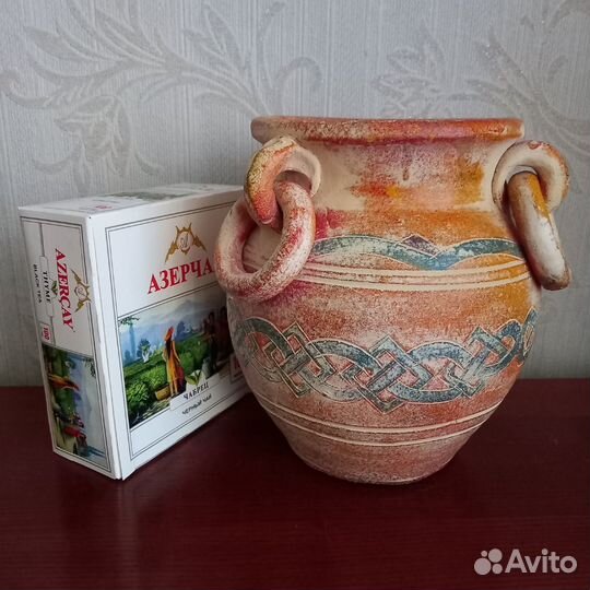 Горшок Кашпо Керамика h 22 см