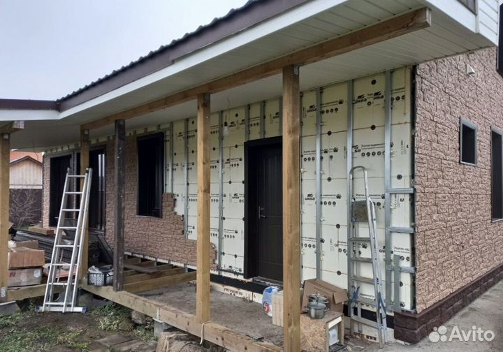 Обшивка домов сайдингом и панелями утепление