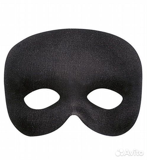 Маска ''Фантом'' Черная 64051 (полумаска) пластико