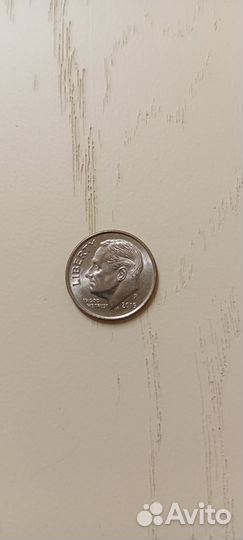 Монета One Dime 2019 г