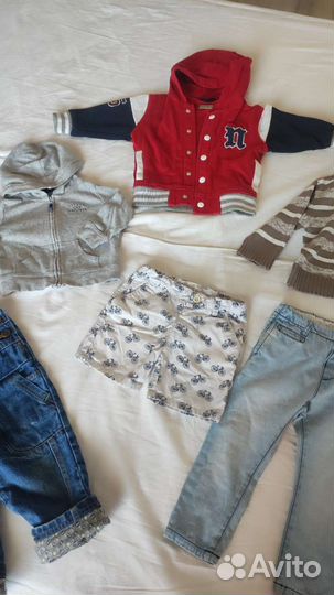 Вещи пакетом на мальчика 1-2