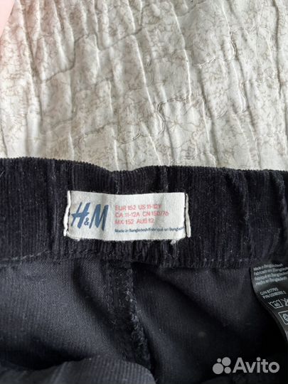 Брюки микровельвет