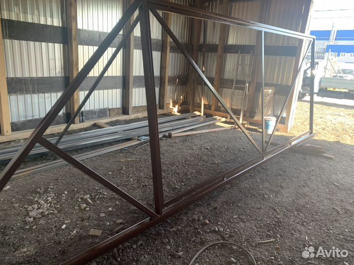 Откатные ворота каркас