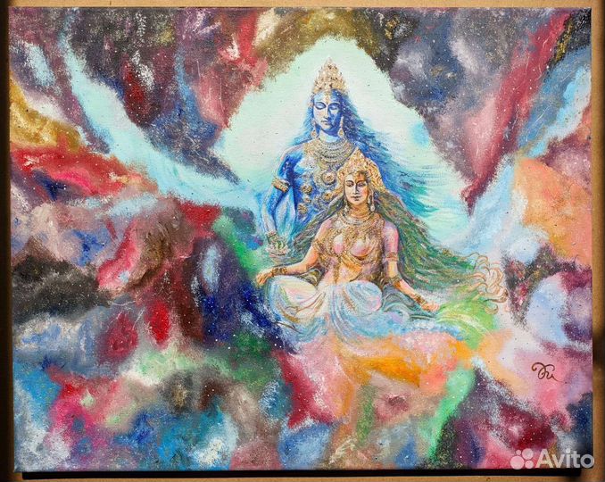 Картина 40*50 Шива и Шакти