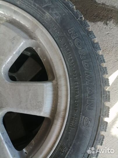 Колеса в сборе r15 зимние 5/100