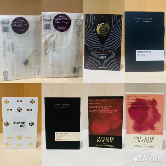 Пробники, миниатюры парфюмерной воды