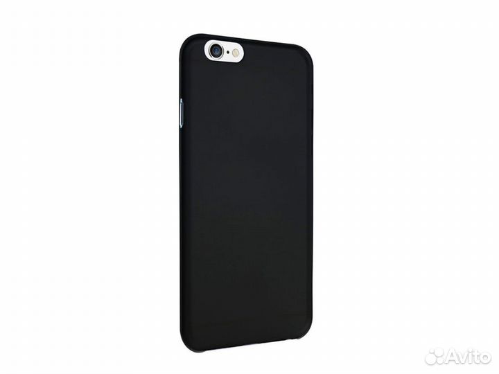 Чехол силиконовый для iPhone 6/6s plus (Черный)