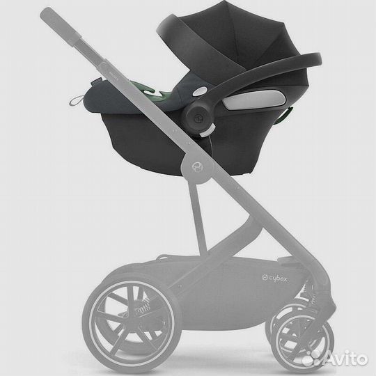 Коляска 3в1 Cybex Balios 2025 Moon Black