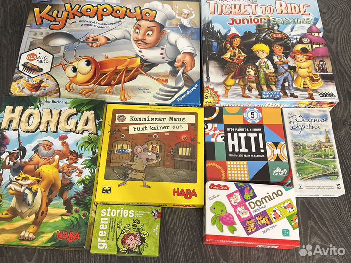 Игры настольные и детские пособия