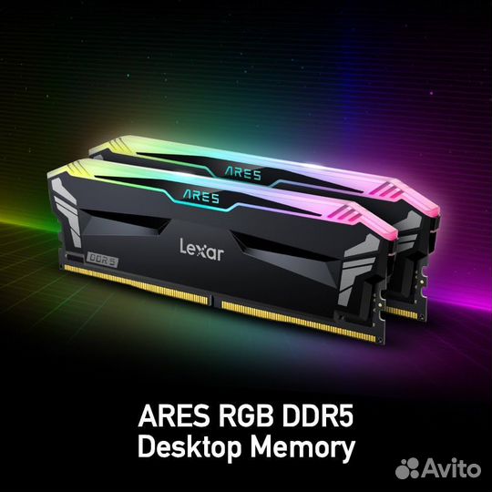 DDR5 Lexar Ares 6800 Mhz 32Gb/2x16(Новые)