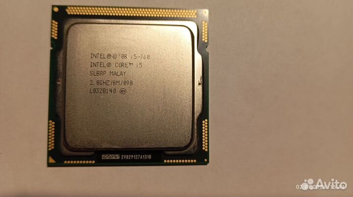 Процессор Intel Core i5-760