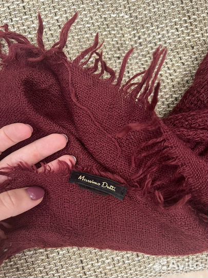 Шерстяной шарф Massimo Dutti оригинал