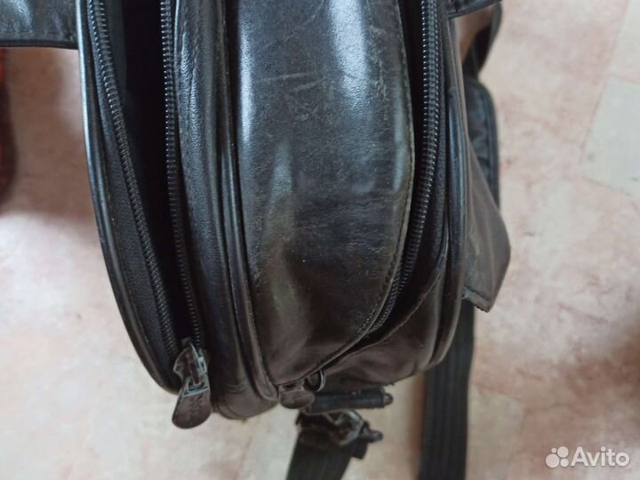 Сумка натуральная кожа для ноутбука