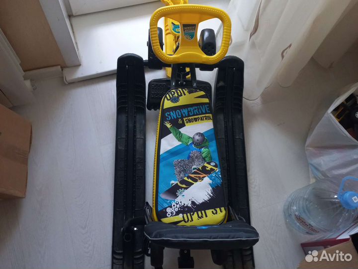 Снегокат с колесами