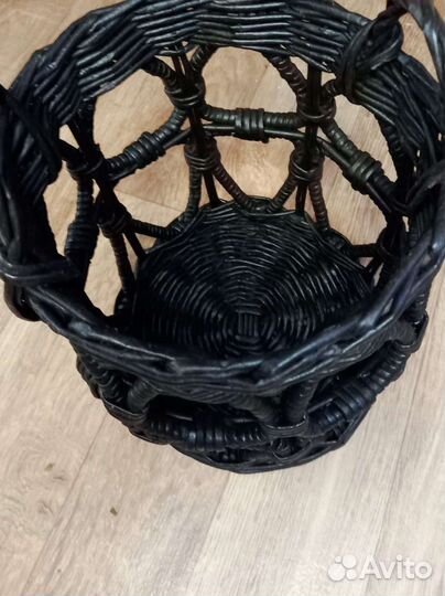 Корзина плетеная интерьерная