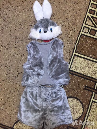 Новогодний костюм зайчик