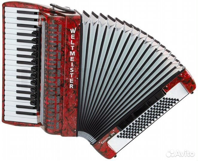 Аккордеон Weltmeister cassotto 374 rot 7/8