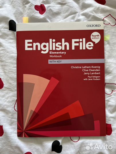 Учебник и тетрадь English File Elementary
