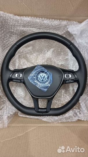 Кожаный руль volkswagen