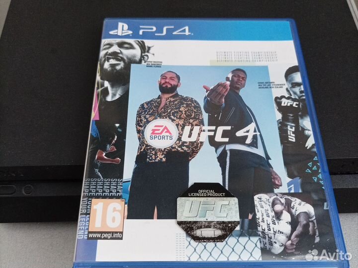 Диски на ps4 ufc 4