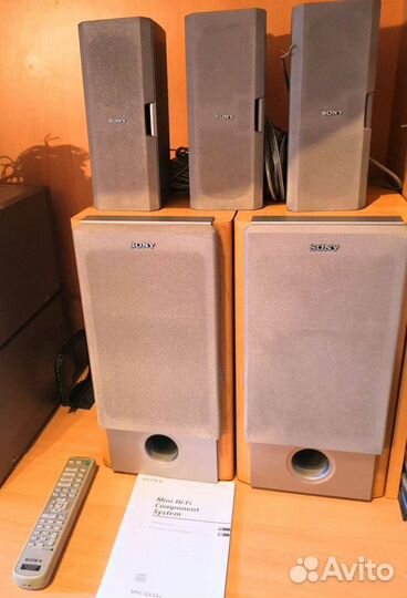 Музыкальный центр sony MHC-nx3av