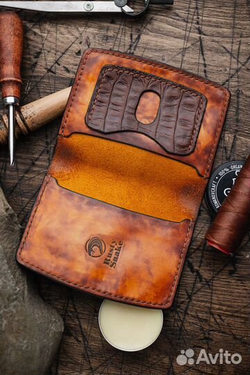 Обложка для паспорта из натуральной кожи